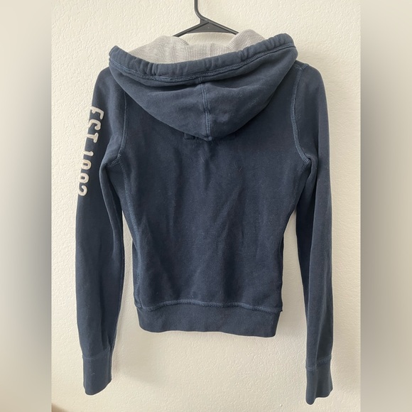 Vintage Abercrombie and Fitch Zip Up Hoodie Y2K Size S - Picture 4 of 8